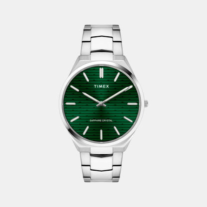 Timex Signio Men Quartz Dial Analog Stainless Steel Watch Tweg25800