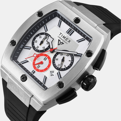 Timex Vector Men Quartz Dial Chronograph Silicone Watch Tweg26200