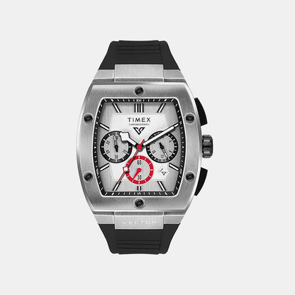 Timex Vector Men Quartz Dial Chronograph Silicone Watch Tweg26200