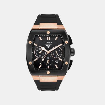 Timex Vector Men Quartz Dial Chronograph Silicone Watch Tweg26201