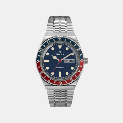 Timex Q Timex Men Quartz Dial Analog Stainless Steel Watch Tweg26300