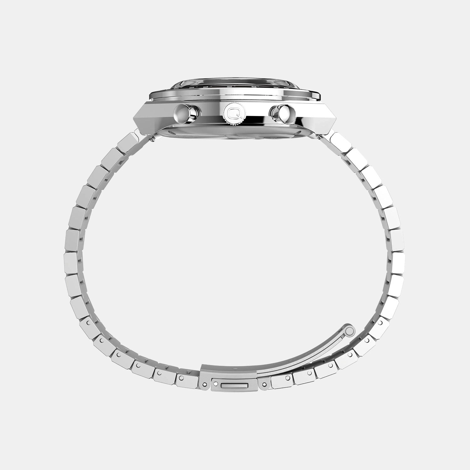 Timex Q Timex Men Quartz Dial Chronograph Stainless Steel Watch Tweg26400