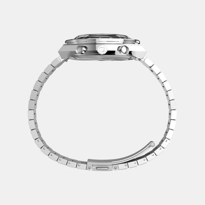 Timex Q Timex Men Quartz Dial Chronograph Stainless Steel Watch Tweg26400