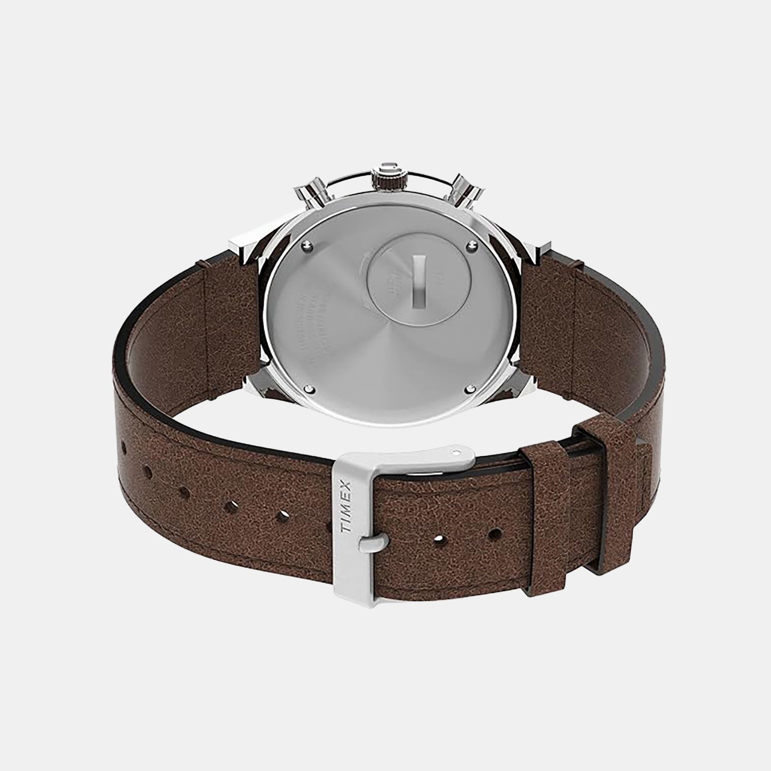 Timex Q Timex Men Quartz Dial Chronograph Leather Watch Tweg26401