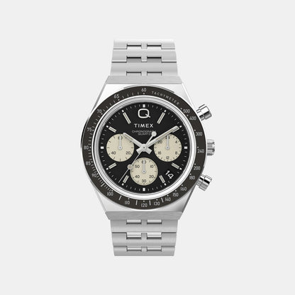 Timex Q Timex Men Quartz Dial Chronograph Stainless Steel Watch Tweg26402