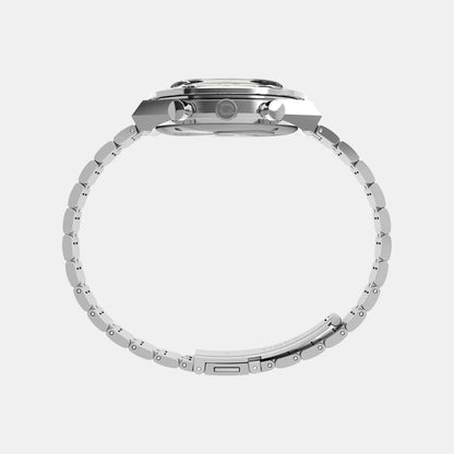Timex Q Timex Men Quartz Dial Chronograph Stainless Steel Watch Tweg26402