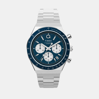 Timex Q Timex Men Quartz Dial Chronograph Stainless Steel Watch Tweg26403