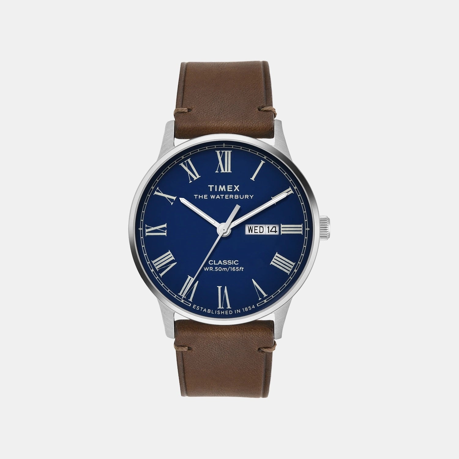 Timex Waterbury Men Quartz Dial Analog Leather Watch Tweg26502