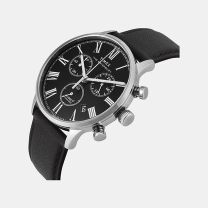 Timex Waterbury Men Quartz Dial Chronograph Leather Watch Tweg26602