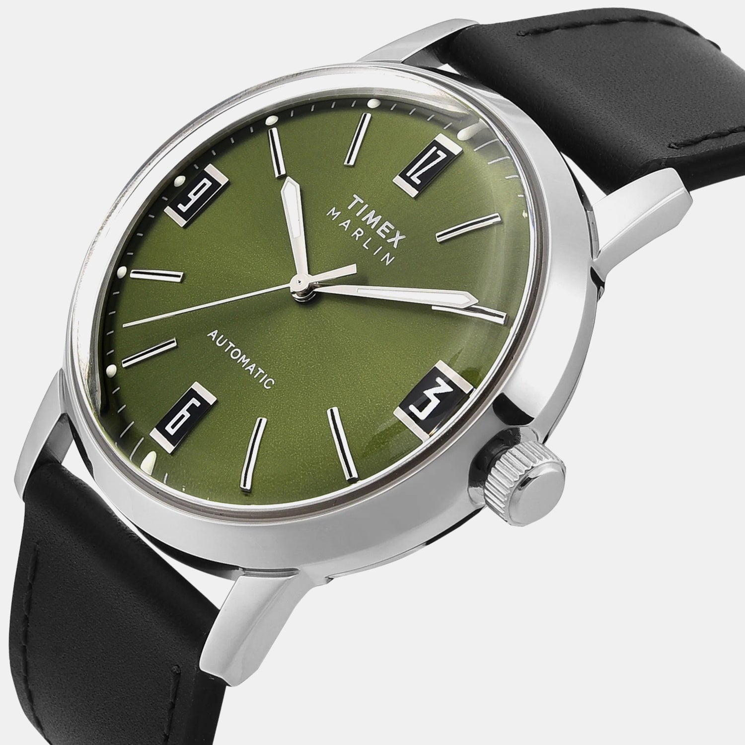 Timex Marlin Men Automatic Dial Analog Leather Watch Tweg26700