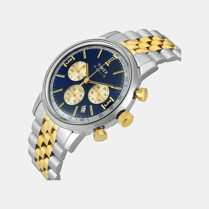 Timex Marlin Men Quartz Dial Chronograph Stainless Steel Watch Tweg26708