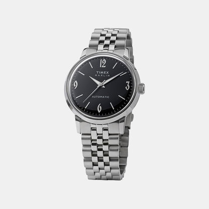 Timex Men Automatic Black Dial Analog Stainless Steel Watch Tweg26712