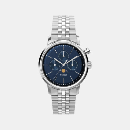 Timex Marlin Men Quartz Dial Multi-Function Stainless Steel Watch Tweg26802