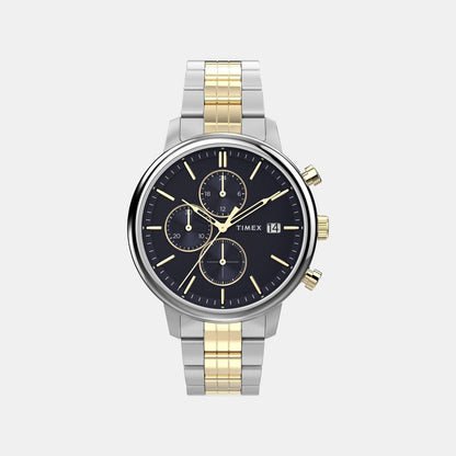 Timex Chicago Men Quartz Dial Chronograph Stainless Steel Watch Tweg26901