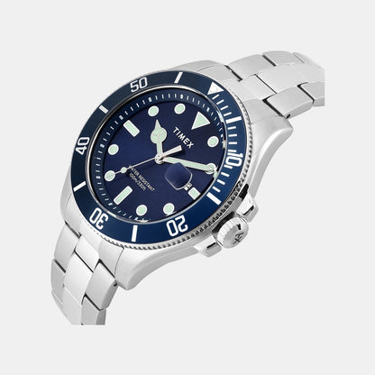 Timex Harborside Men Quartz Dial Analog Stainless Steel Watch Tweg27000