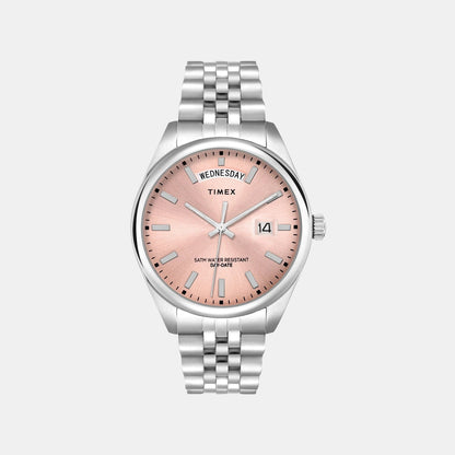 Timex Legacy Men Quartz Dial Analog Stainless Steel Watch Tweg27101