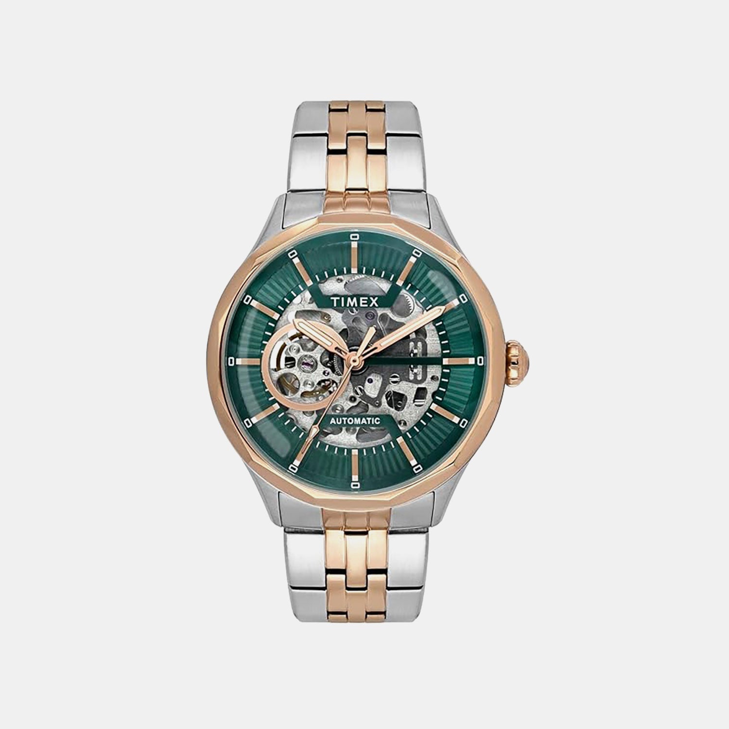 Timex Signio Men Automatic Dial Analog Stainless Steel Watch Tweg27602