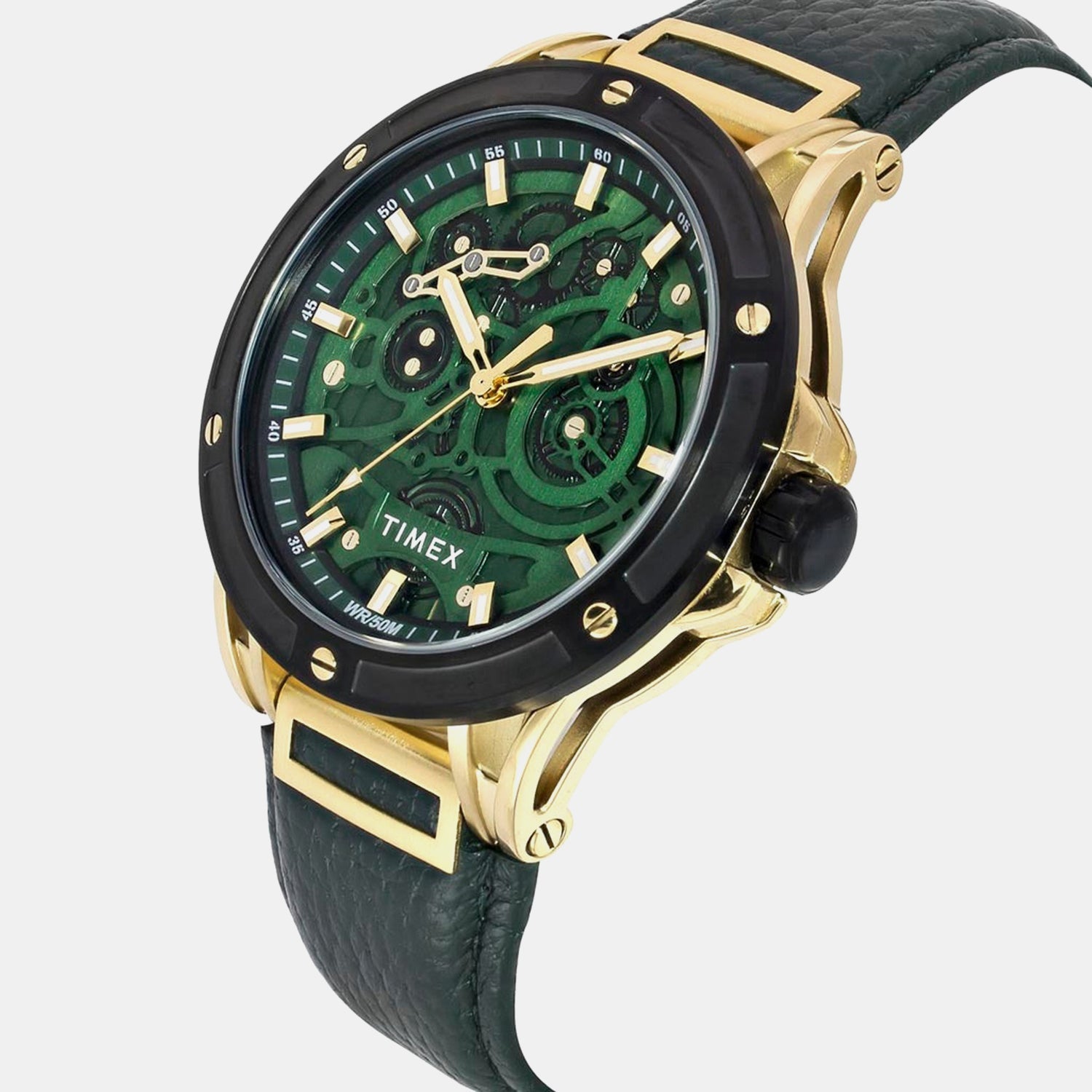 Timex Signio Men Quartz Dial Analog Leather Watch Tweg27800