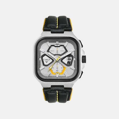 Timex Vector Men Quartz Dial Chronograph Leather Watch Tweg30901