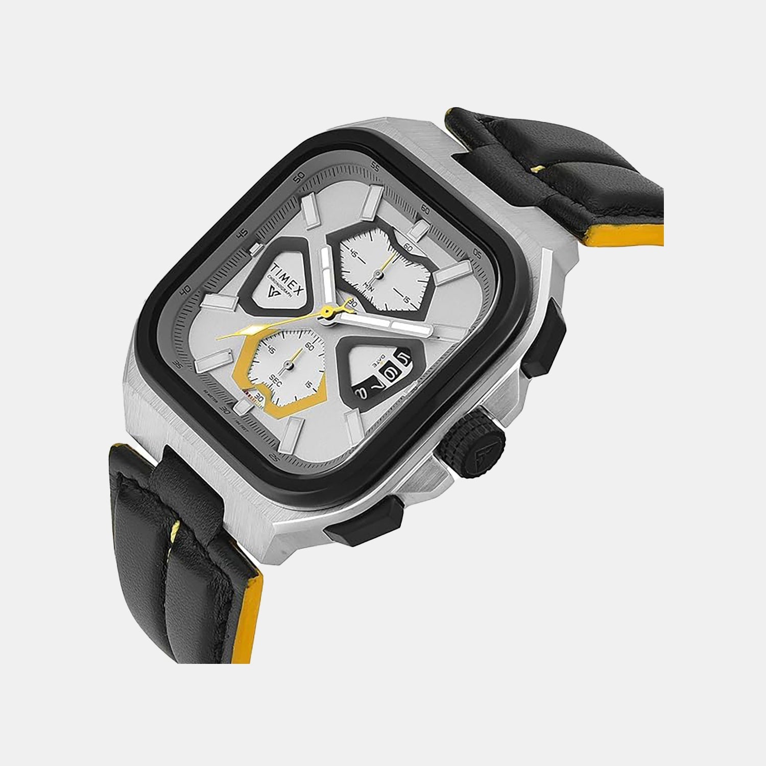 Timex Vector Men Quartz Dial Chronograph Leather Watch Tweg30901