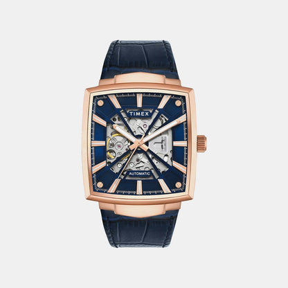 Timex Signio Men Automatic Dial Analog Leather Watch Tweg32001
