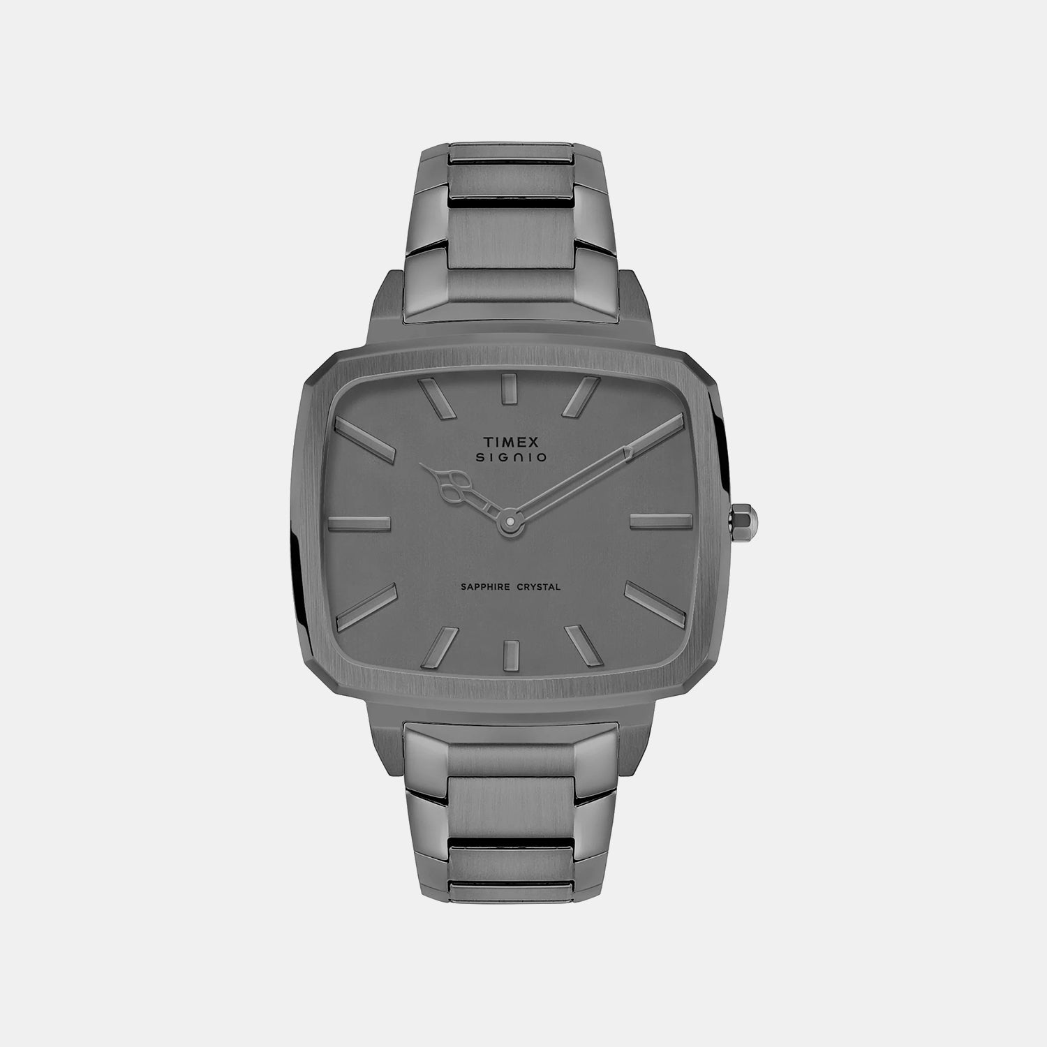 Timex Signio Men Quartz Grey Dial Analog Stainless Steel Watch Tweg34102