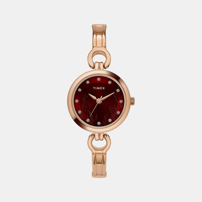 Timex Trendline Women Quartz Dial Analog Brass Watch Twel11437