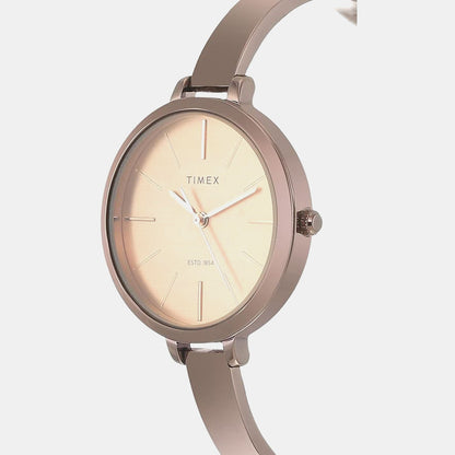 Timex Trendline Women Quartz Dial Analog Brass Watch Twel12813