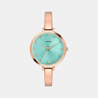 Timex Fashion Women Quartz Dial Analog Brass Watch Twel12822