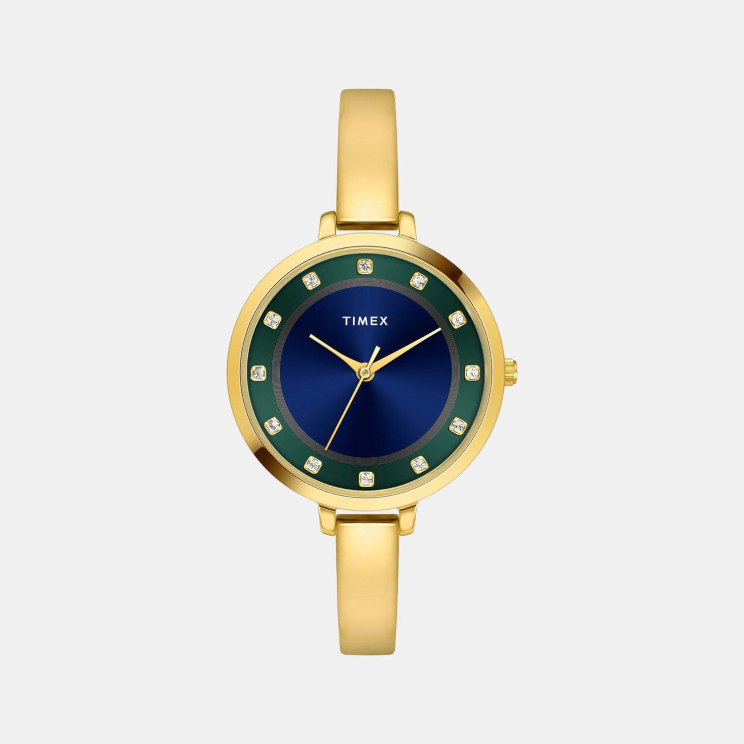 Timex Women Quartz Multicolour Dial Analog Brass Watch Twel12827-Ex