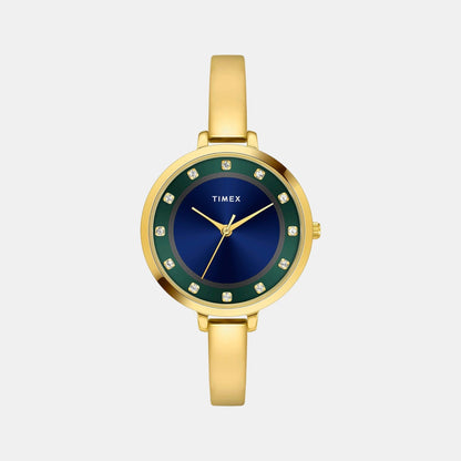 Timex Women Quartz Multicolour Dial Analog Brass Watch Twel12827-Ex
