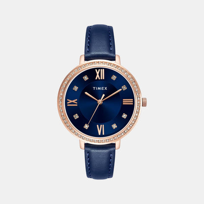 Timex Trendline Women Quartz Dial Analog Leather Watch Twel14712
