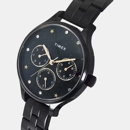 Timex Fashion Women Quartz Dial Chronograph Stainless Steel Watch Twel14816