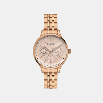 Timex Trendline Women Quartz Dial Multi-Function Stainless Steel Watch Twel14835
