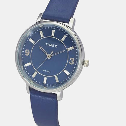 Timex Classics Women Quartz Dial Analog Leather Watch Twel15818