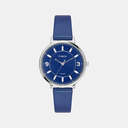 Timex Classics Women Quartz Dial Analog Leather Watch Twel15818