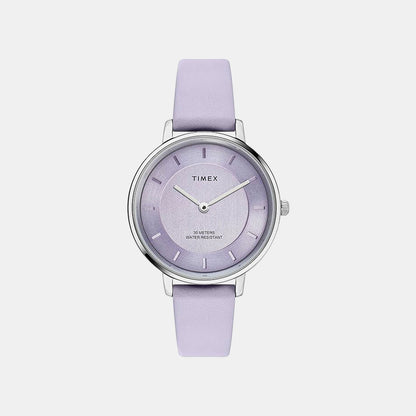 Timex Trendline Women Quartz Dial Analog Leather Watch Twel15820