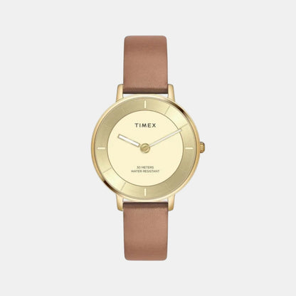 Timex Trendline Women Quartz Dial Analog Leather Watch Twel15822