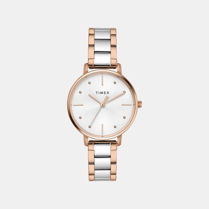 Timex Trendline Women Quartz Dial Analog Stainless Steel Watch Twel15825