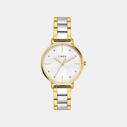 Timex Trendline Women Quartz Dial Analog Stainless Steel Watch Twel15828