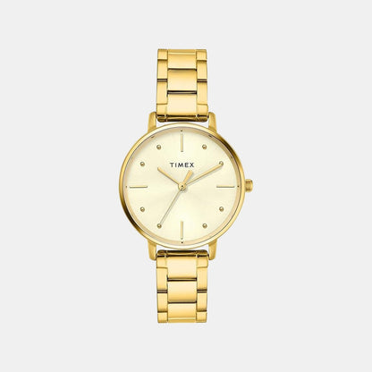 Timex Trendline Women Quartz Dial Analog Stainless Steel Watch Twel15829