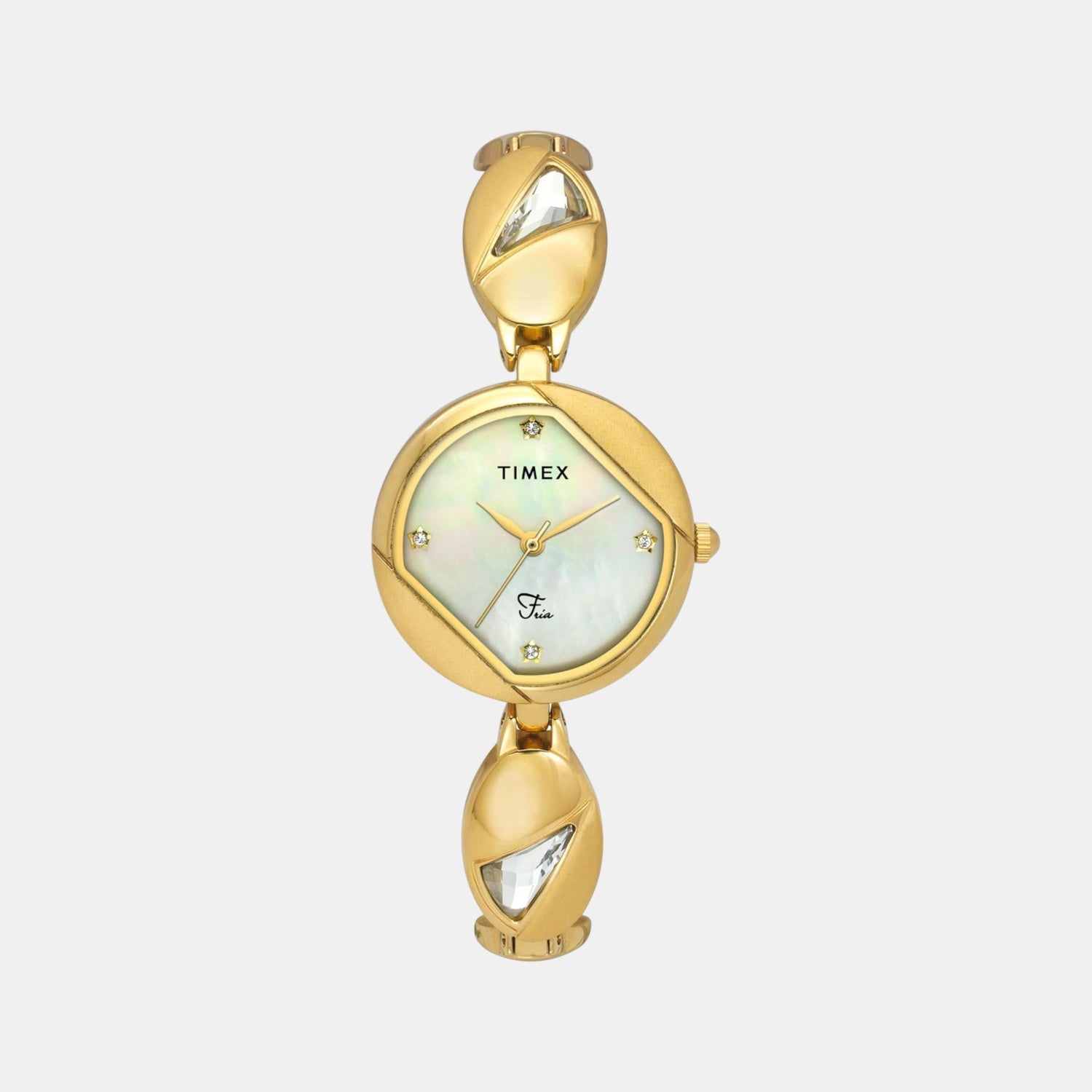 Timex Fria Women Quartz Dial Analog Brass Watch Twel16305