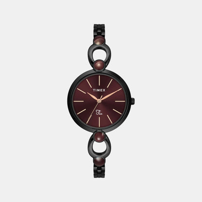 Timex Fria Women Quartz Dial Analog Brass Watch Twel18107