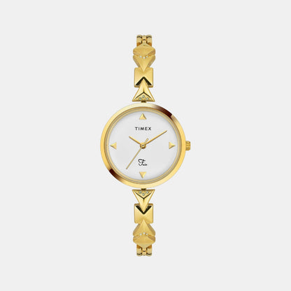 Timex Fria Women Quartz Dial Analog Brass Watch Twel18301