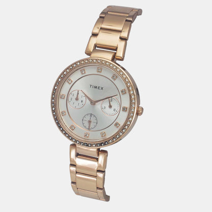 Timex Trendline Women Quartz Dial Multi-Function Stainless Steel Watch Twel18702