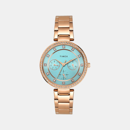 Timex Trendline Women Quartz Dial Multi-Function Stainless Steel Watch Twel18705