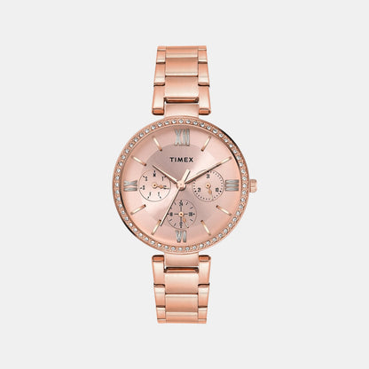 Timex Trendline Women Quartz Dial Multi-Function Stainless Steel Watch Twel18707