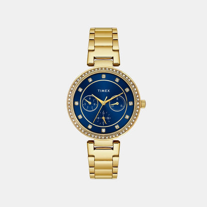 Timex Trendline Women Quartz Dial Multi-Function Stainless Steel Watch Twel18709