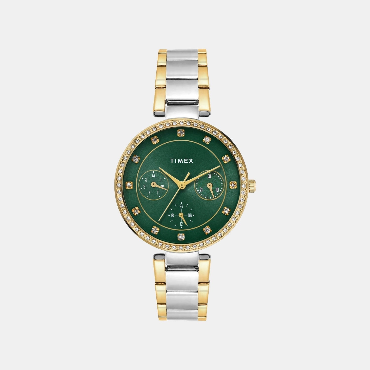 Timex Trendline Women Quartz Dial Analog Stainless Steel Watch Twel18710