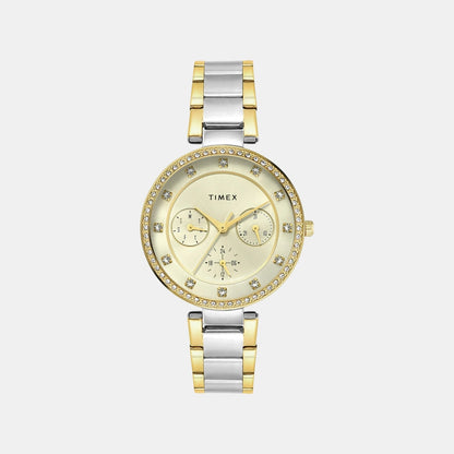 Timex Trendline Women Quartz Dial Multi-Function Stainless Steel Watch Twel18711
